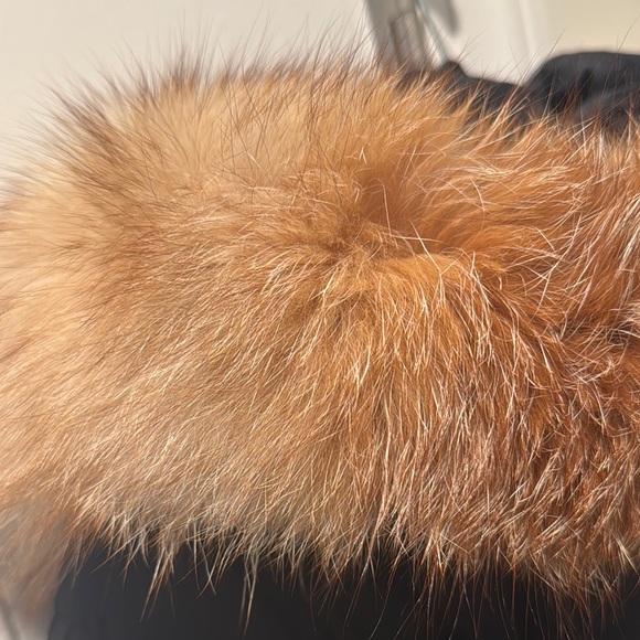 Mackage Women's Black Puffer Jacket with Fur Hood - Picture 5 of 8